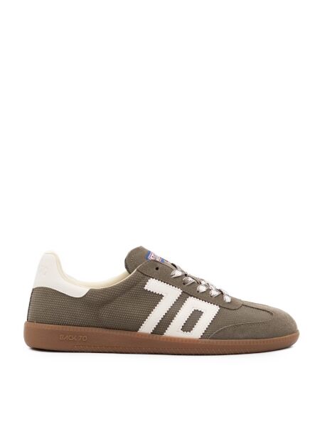 Back 70 Heren sneakers rubberzolen groen