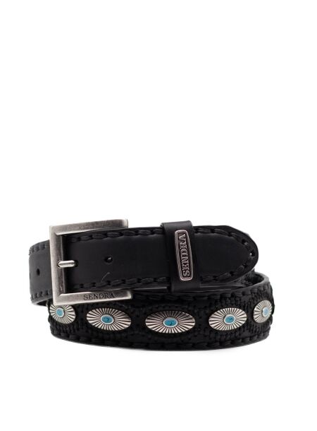 Sendra boots Riemen zwart combi