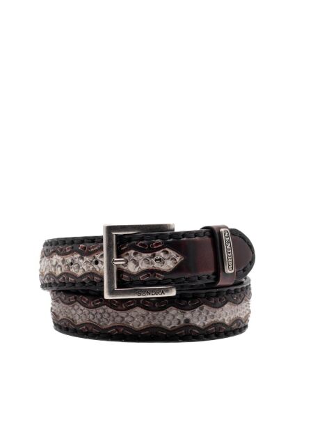 Sendra boots Riemen zwart wit rood