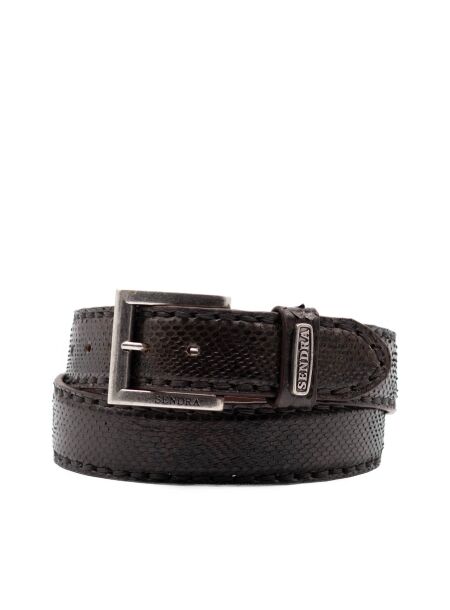 Sendra boots Heren riemen donker bruin piton